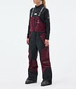 Montec Dozer W Skibukse Dame Burgundy/Black