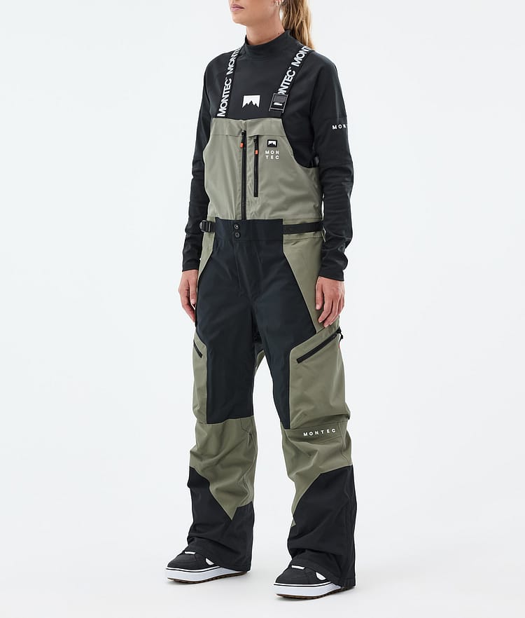 Montec Dozer W Snowboardbukse Dame Greenish/Black, Bilde 1 av 6