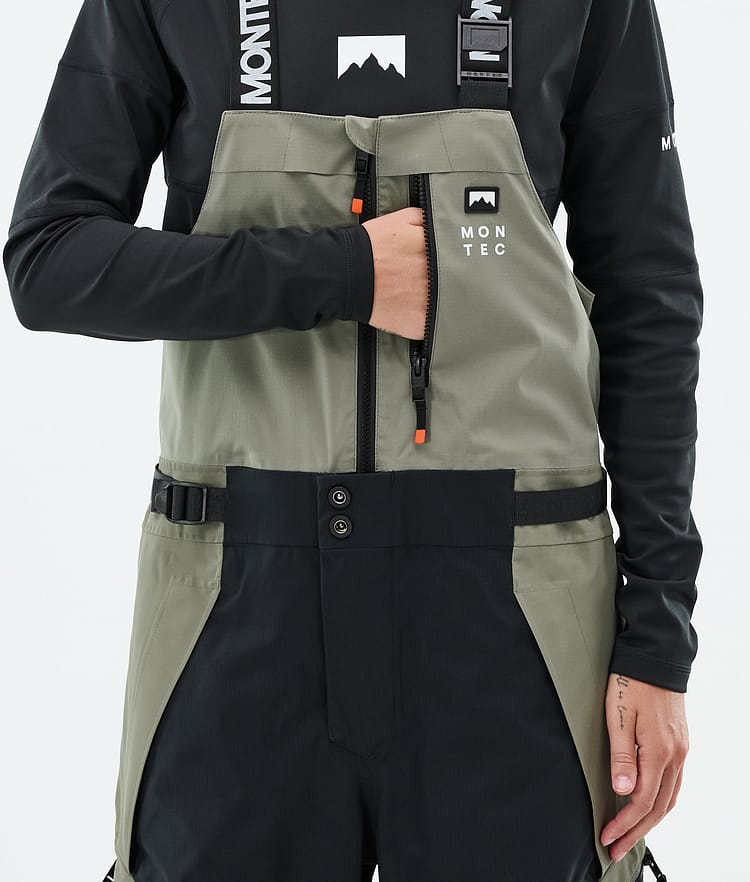 Montec Dozer W Skibukse Dame Greenish/Black, Bilde 5 av 6