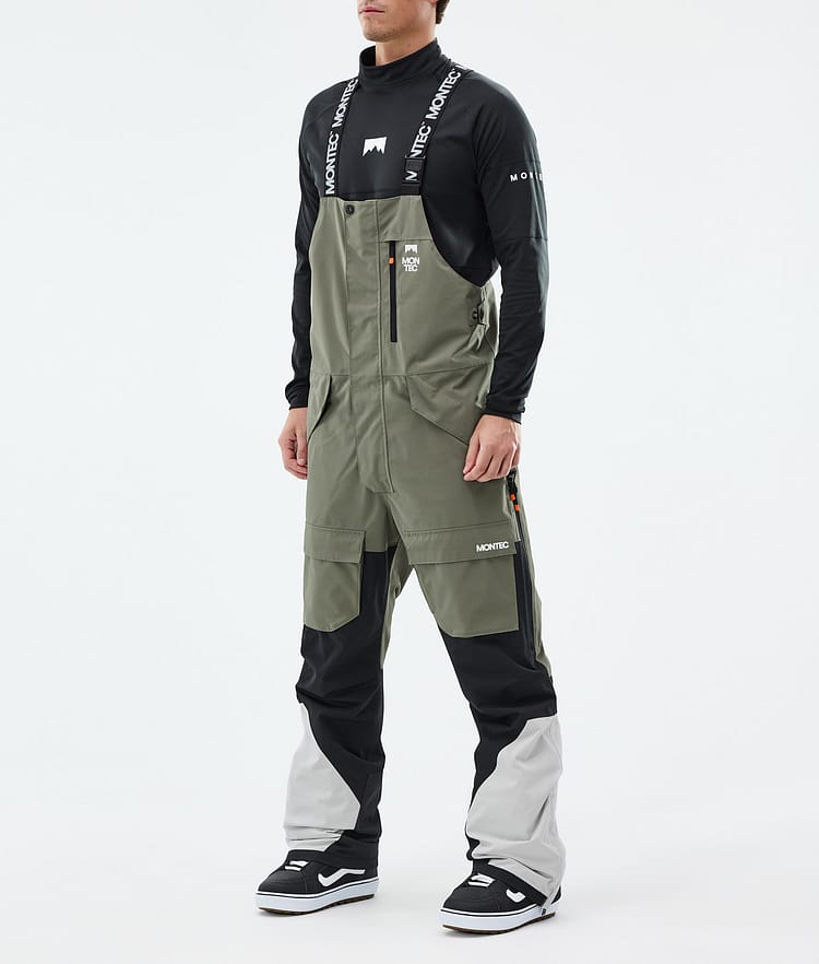 Montec Fawk Snowboardbukse Herre Greenish/Black/Light Grey, Bilde 1 av 6