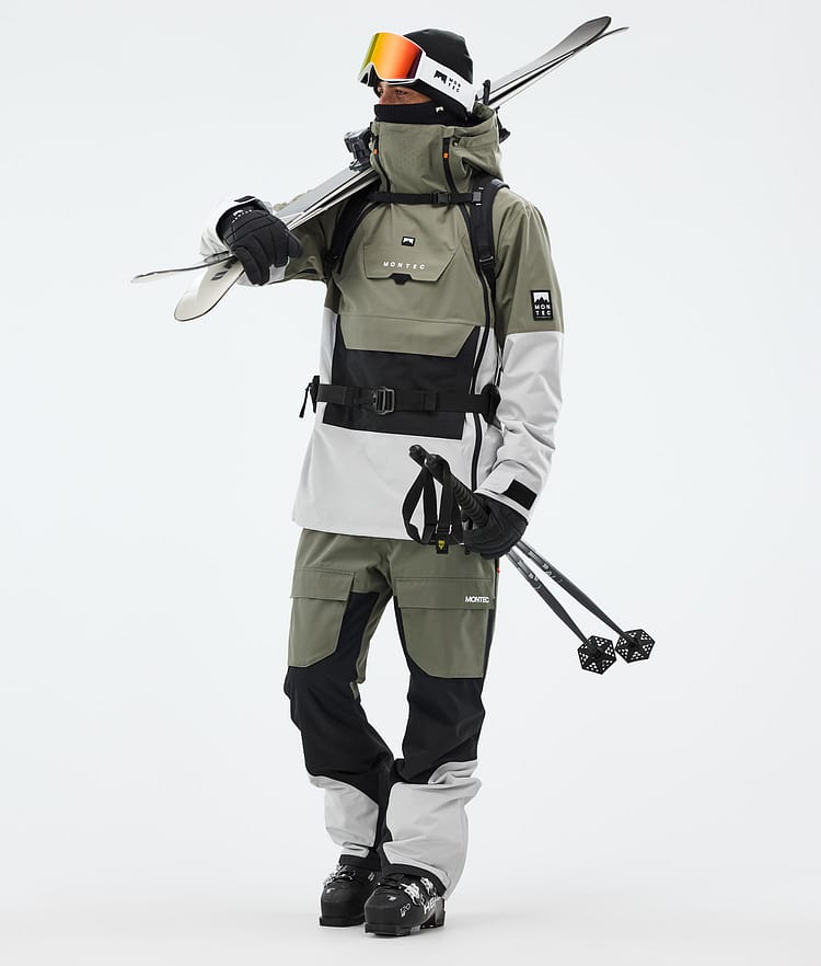 Montec Fawk Skibukse Herre Greenish/Black/Light Grey, Bilde 2 av 7