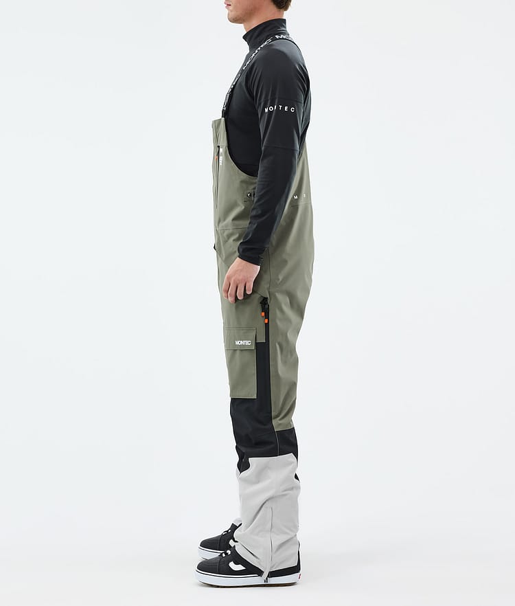 Montec Fawk Snowboardbukse Herre Greenish/Black/Light Grey, Bilde 2 av 6