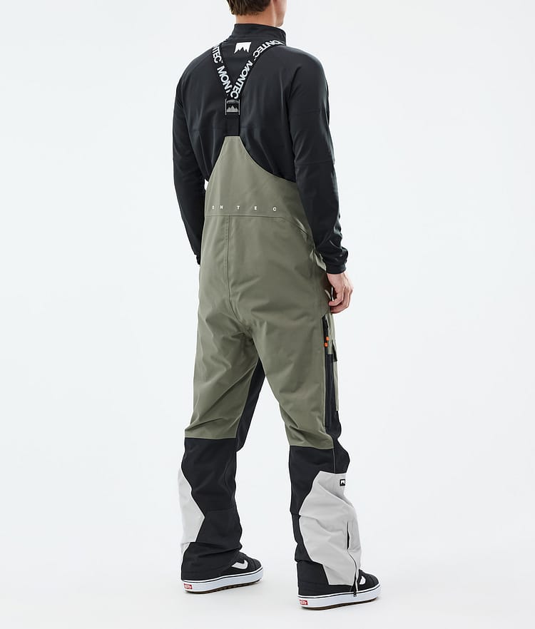 Montec Fawk Snowboardbukse Herre Greenish/Black/Light Grey, Bilde 3 av 6