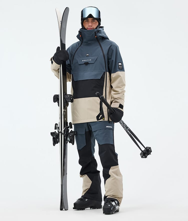 Montec Fawk Skibukse Herre Metal Blue/Black/Sand, Bilde 2 av 7