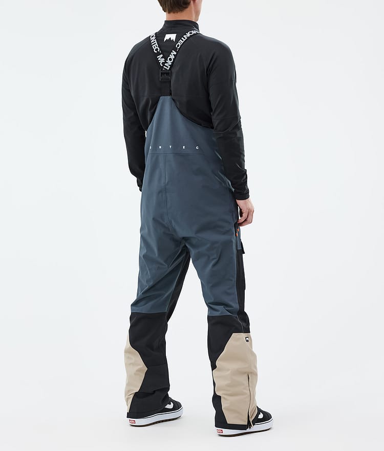 Montec Fawk Snowboardbukse Herre Metal Blue/Black/Sand, Bilde 3 av 6