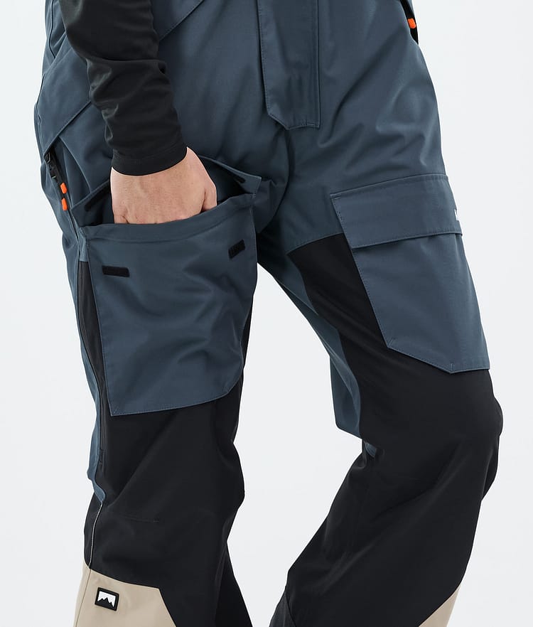 Montec Fawk Snowboardbukse Herre Metal Blue/Black/Sand, Bilde 6 av 6