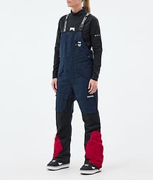 Montec Fawk W Snowboardbukse Dame Dark Blue/Black/Deep Red
