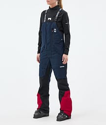 Montec Fawk W Skibukse Dame Dark Blue/Black/Deep Red