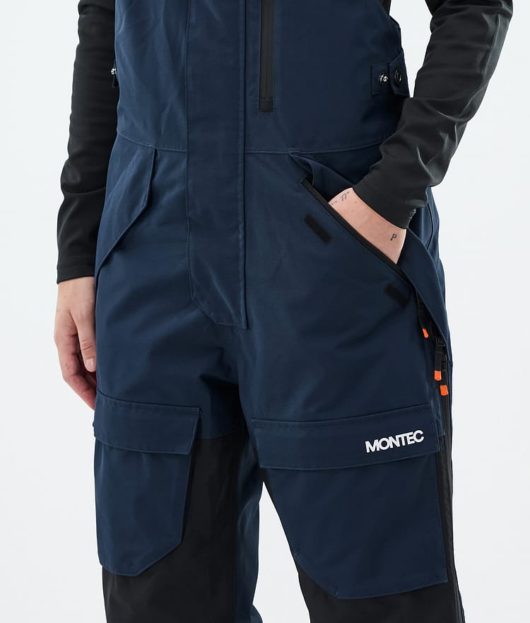 Montec Fawk W Skibukse Dame Dark Blue/Black/Deep Red, Bilde 4 av 6