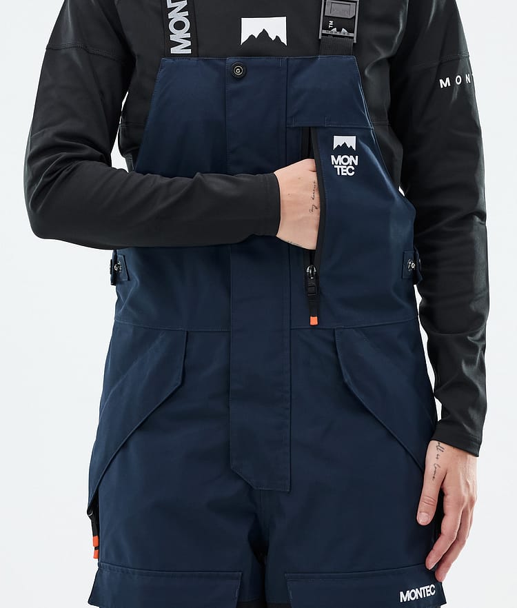 Montec Fawk W Skibukse Dame Dark Blue/Black/Deep Red, Bilde 5 av 6