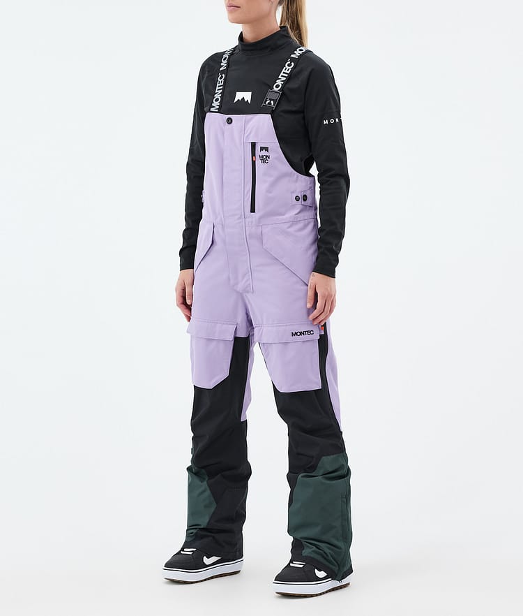 Montec Fawk W Snowboardbukse Dame Faded Violet/Black/Dark Atlantic, Bilde 1 av 7