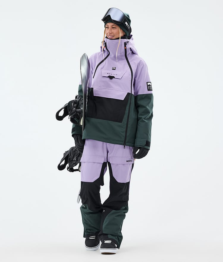 Montec Fawk W Snowboardbukse Dame Faded Violet/Black/Dark Atlantic, Bilde 2 av 7