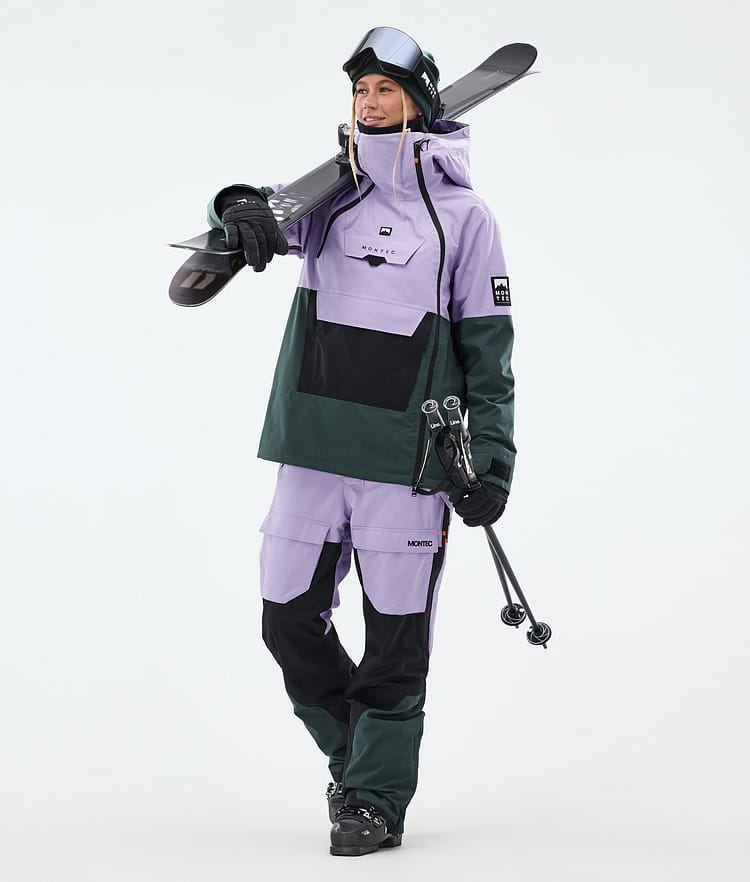 Montec Fawk W Skibukse Dame Faded Violet/Black/Dark Atlantic, Bilde 2 av 7