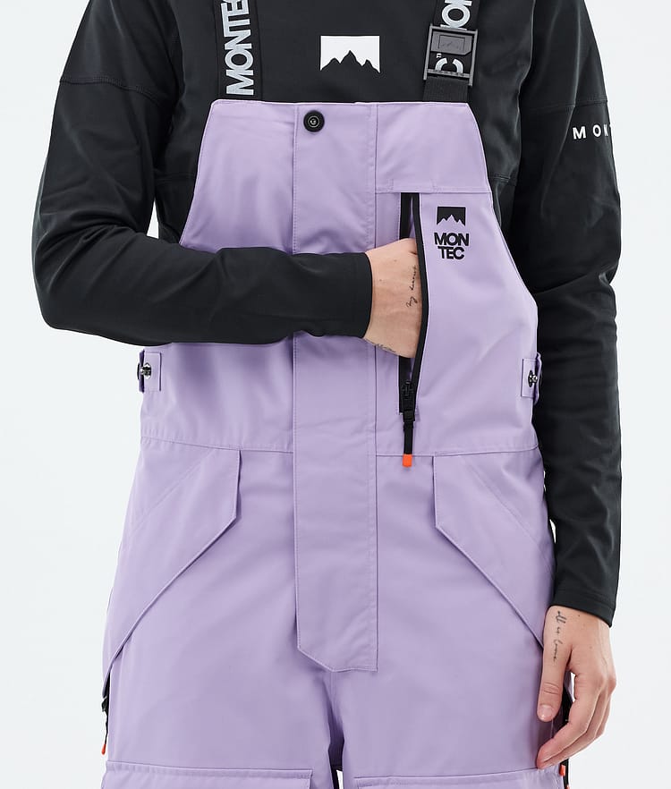 Montec Fawk W Snowboardbukse Dame Faded Violet/Black/Dark Atlantic, Bilde 6 av 7