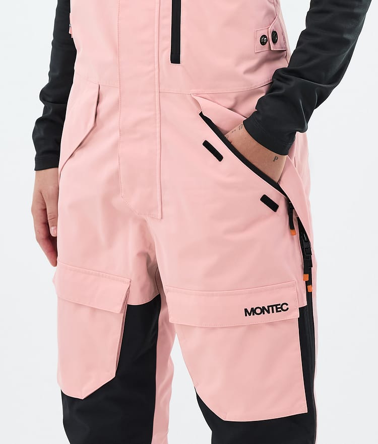 Montec Fawk W Skibukse Dame Soft Pink/Black/Metal Blue, Bilde 5 av 7