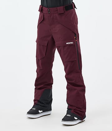 Montec Kirin W Snowboardbukse Dame Burgundy