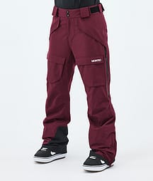 Montec Kirin W Snowboardbukse Dame Burgundy