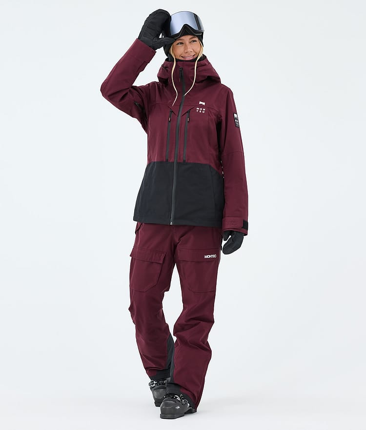 Montec Kirin W Skibukse Dame Burgundy, Bilde 2 av 6