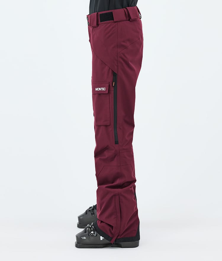 Montec Kirin W Skibukse Dame Burgundy, Bilde 3 av 6