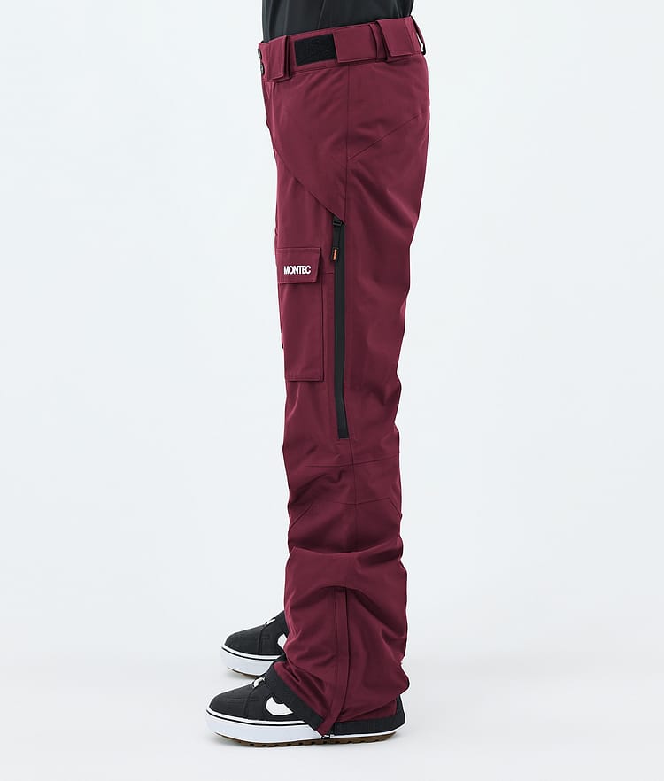 Montec Kirin W Snowboardbukse Dame Burgundy, Bilde 3 av 6