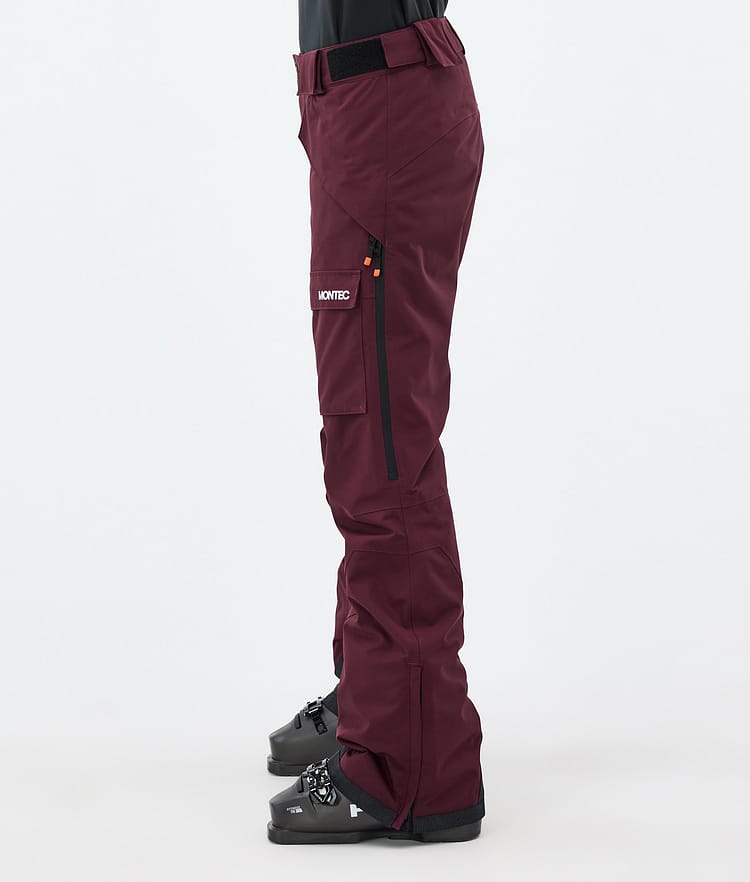 Montec Kirin W Skibukse Dame Burgundy, Bilde 2 av 5