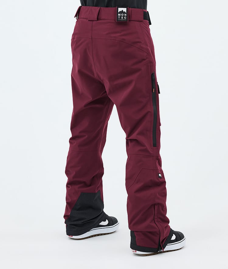 Montec Kirin W Snowboardbukse Dame Burgundy, Bilde 4 av 6