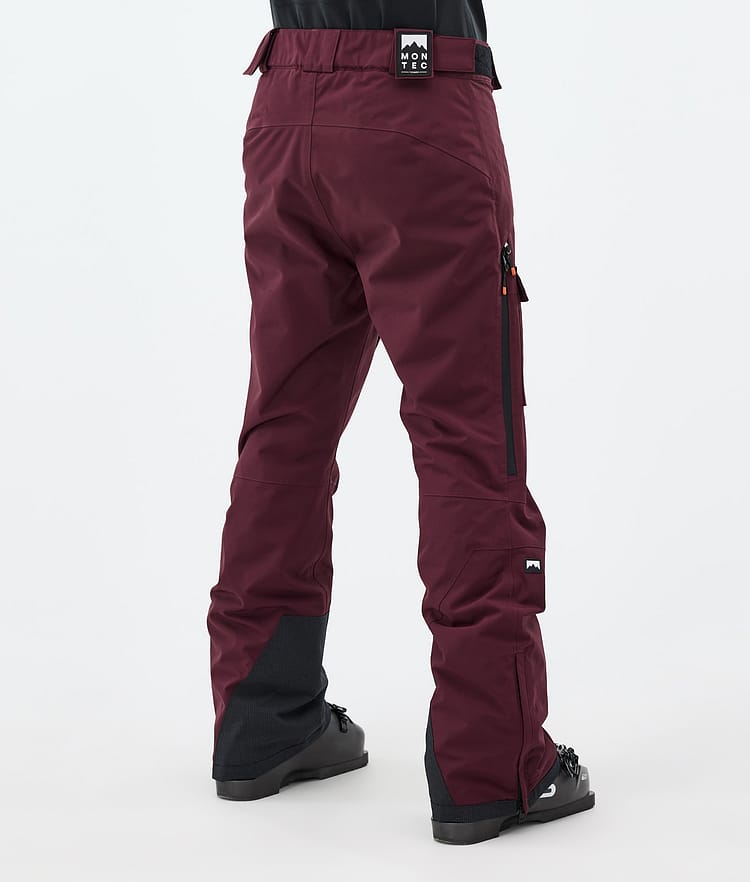 Montec Kirin W Skibukse Dame Burgundy, Bilde 3 av 5