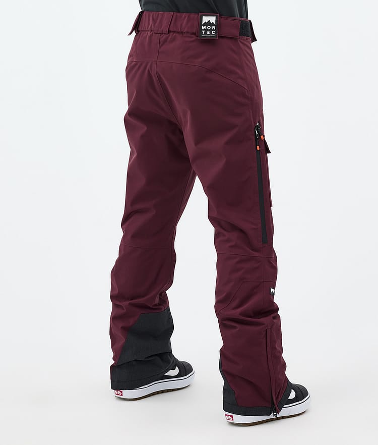 Montec Kirin W Snowboardbukse Dame Burgundy, Bilde 3 av 5