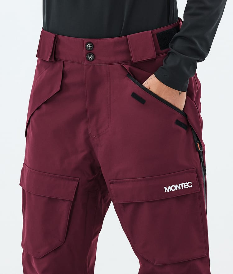 Montec Kirin W Snowboardbukse Dame Burgundy, Bilde 5 av 6