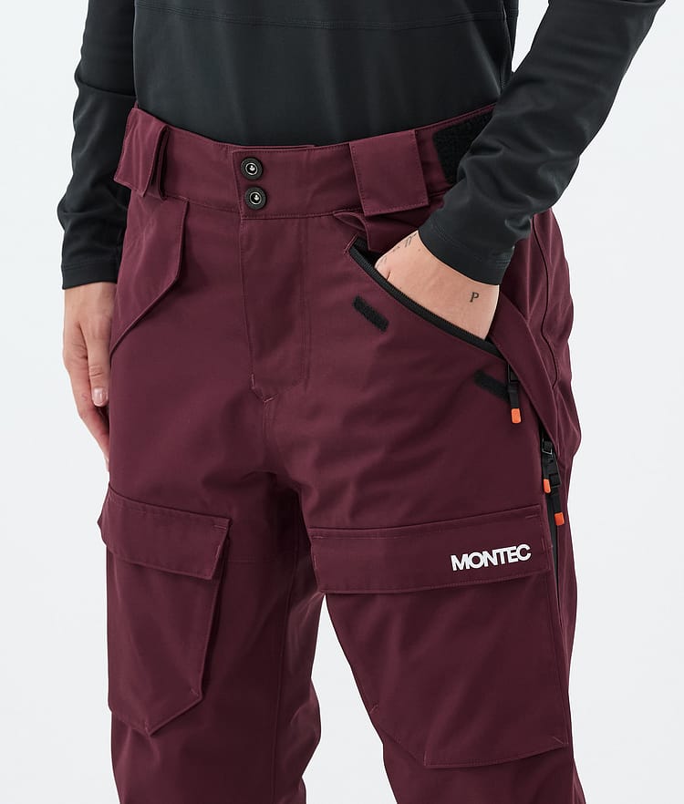 Montec Kirin W Skibukse Dame Burgundy, Bilde 4 av 5