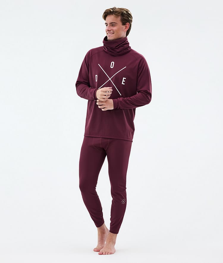 Dope Snuggle Superundertøy bukse Herre 2X-Up Burgundy, Bilde 3 av 7