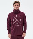 Dope Snuggle Superundertøy overdel Herre 2X-Up Burgundy