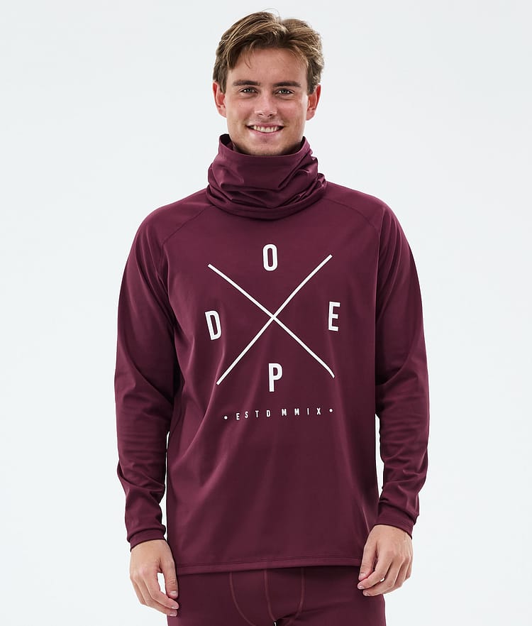Dope Snuggle Superundertøy overdel Herre 2X-Up Burgundy, Bilde 1 av 7