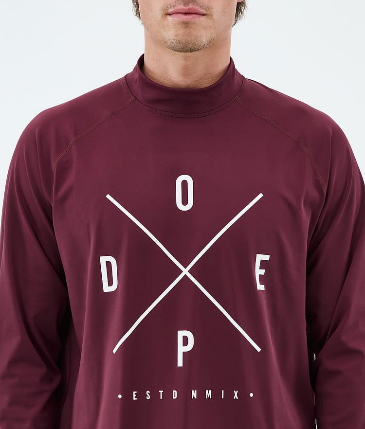 Dope Snuggle Superundertøy overdel Herre 2X-Up Burgundy, Bilde 6 av 7