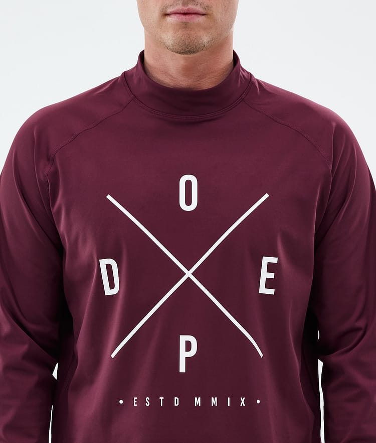 Dope Snuggle Superundertøy overdel Herre 2X-Up Burgundy, Bilde 6 av 7