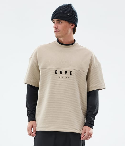Dope Forge Fleecegenser Herre Sand