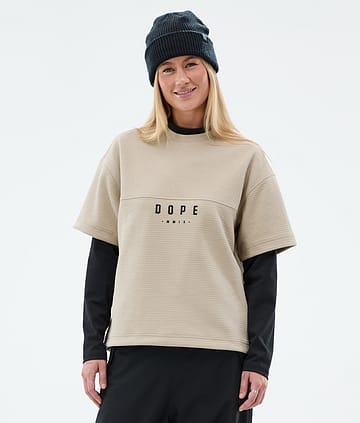 Dope Forge W Fleecegenser Dame Sand