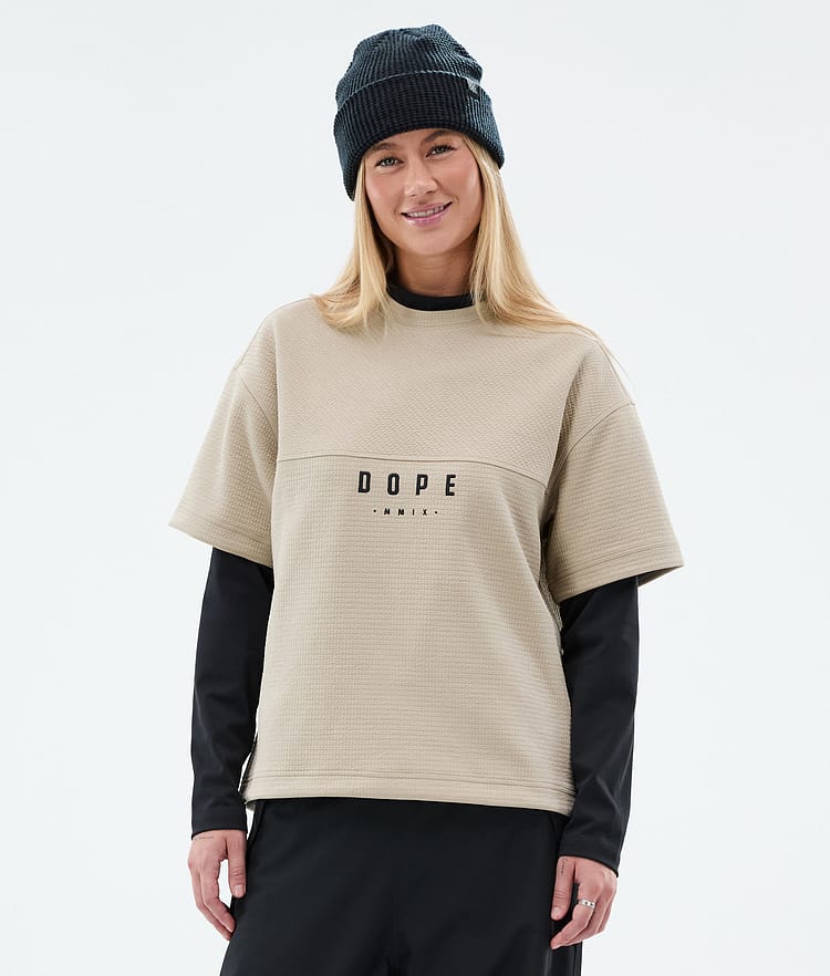 Dope Forge W Fleecegenser Dame Sand, Bilde 1 av 6
