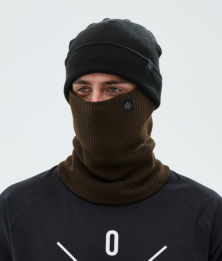 Dope 2X-Up Knitted Ansiktsmasker Dark Brown, Bilde 2 av 3