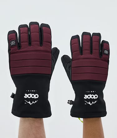 Dope Ace Skihansker Burgundy