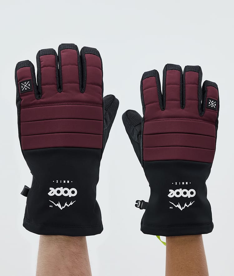 Dope Ace Skihansker Burgundy, Bilde 1 av 4