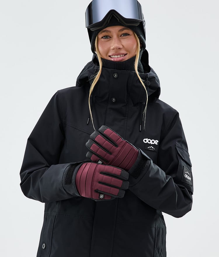 Dope Ace Skihansker Burgundy, Bilde 3 av 4