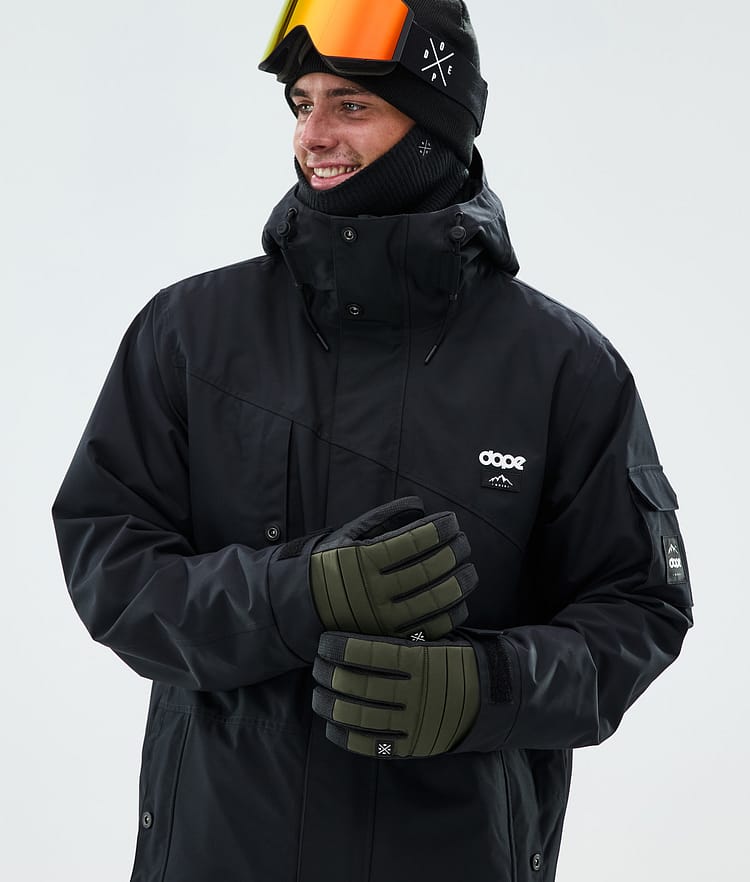 Dope Ace Skihansker Olive Green, Bilde 3 av 4