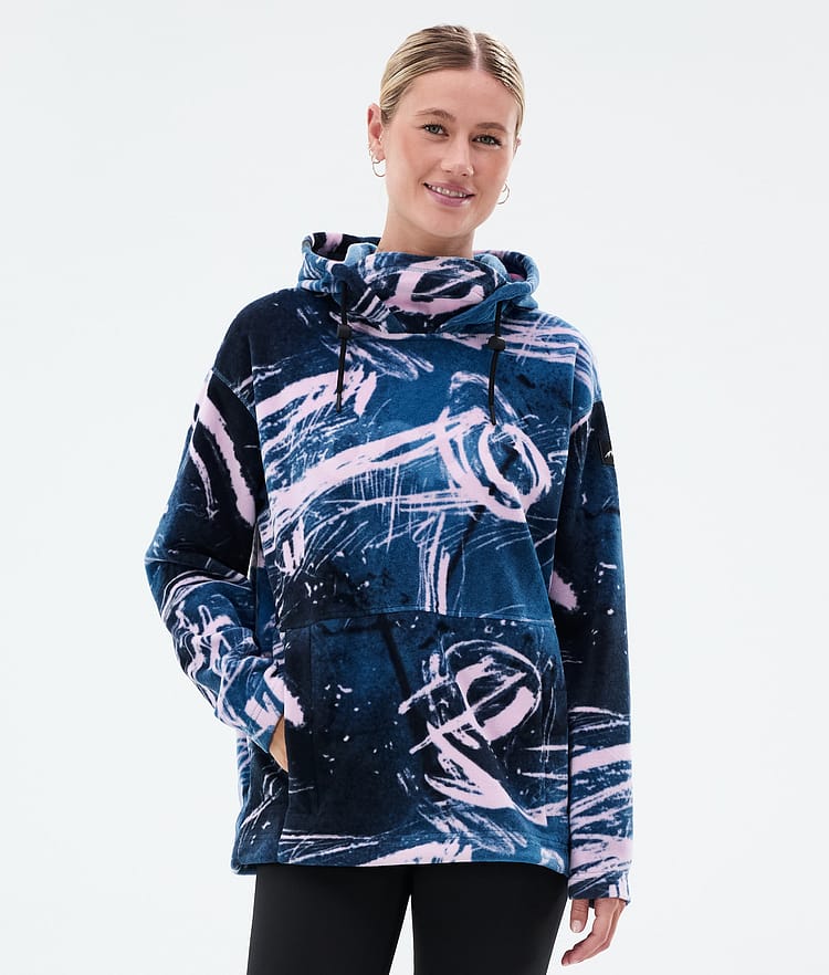 Dope Cozy II W Fleecegenser Dame Carvings Pink, Bilde 1 av 7