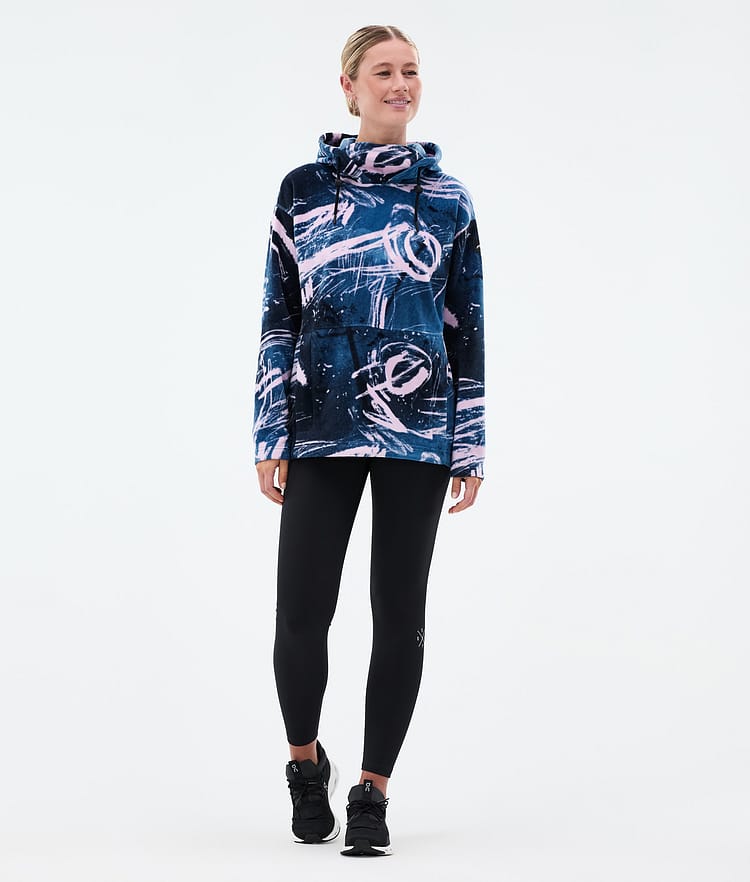 Dope Cozy II W Fleecegenser Dame Carvings Pink, Bilde 3 av 7