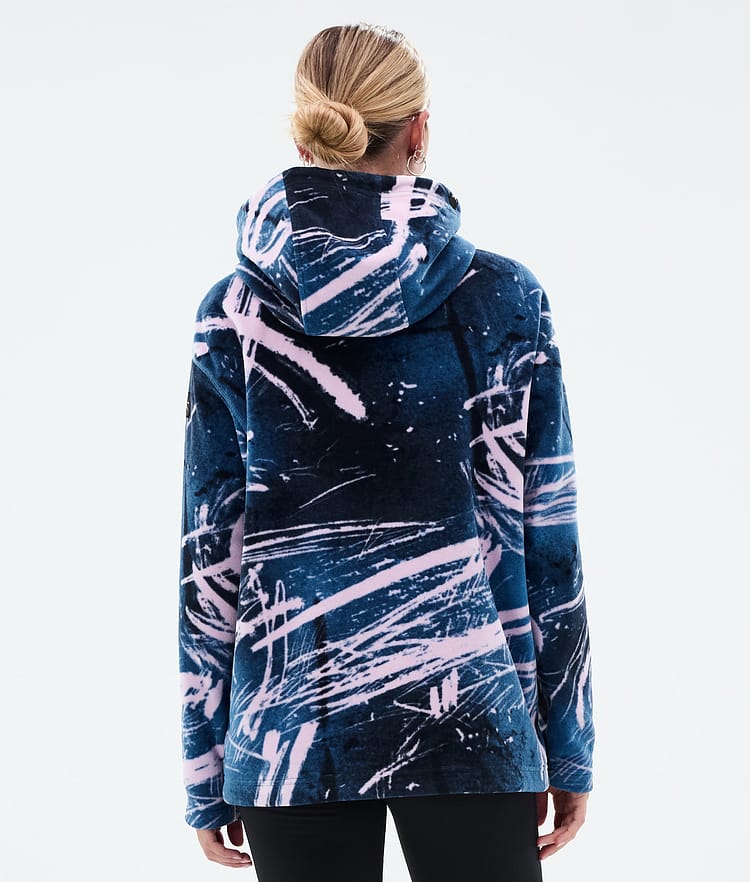 Dope Cozy II W Fleecegenser Dame Carvings Pink, Bilde 6 av 7