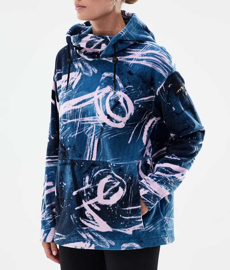 Dope Cozy II W Fleecegenser Dame Carvings Pink, Bilde 7 av 7