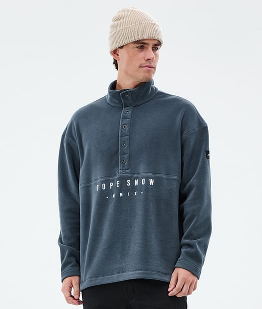 Dope Comfy Fleecegenser Herre Metal Blue