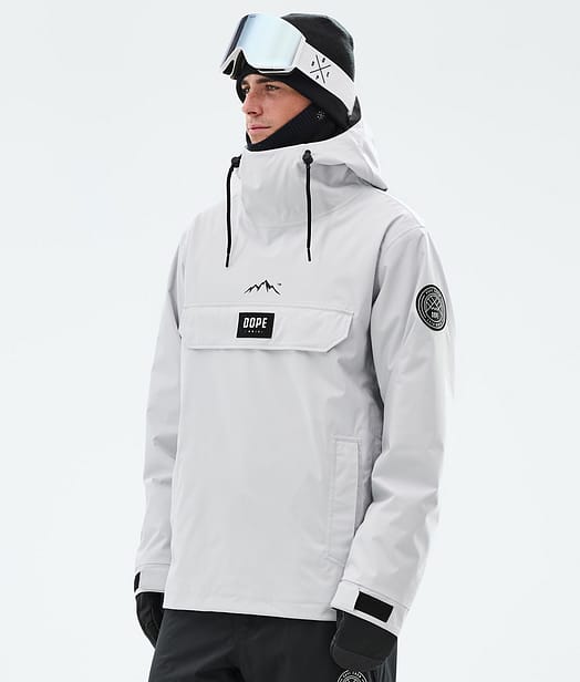 Dope Blizzard Skijakke Herre Light Grey
