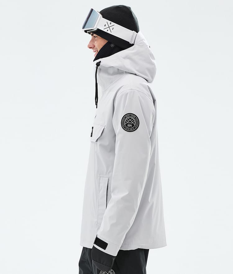 Dope Blizzard Snowboardjakke Herre Light Grey, Bilde 5 av 8